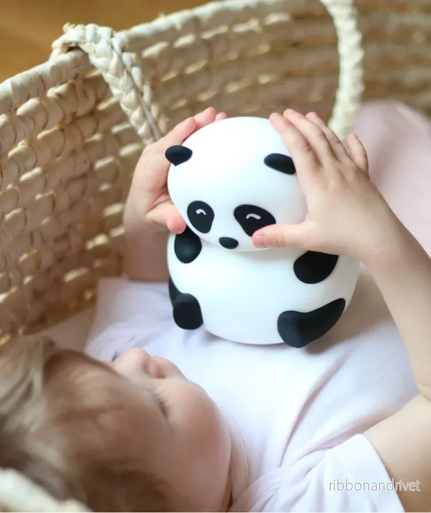 Nattlampa i form av en panda-Silikon - Bild 2