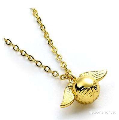 Golden Snitch Guldhalsband – Harry Potter Golden Snitch Guldhalsband – Harry Potter