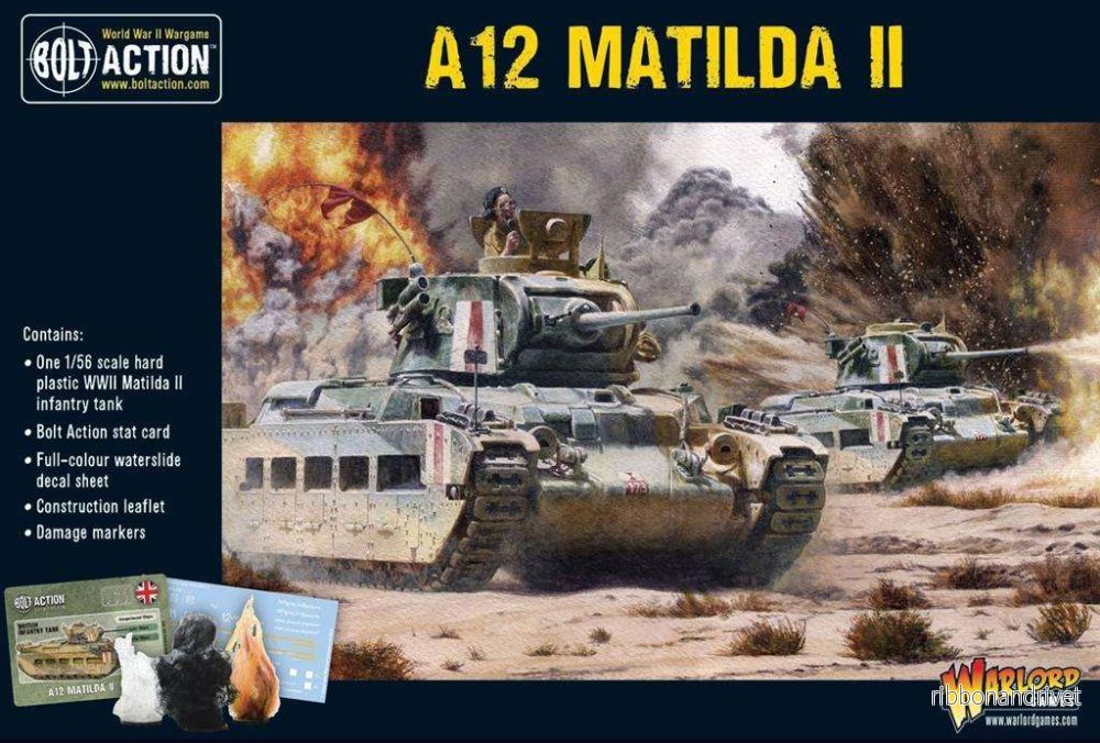 Bolt Action – A12 Matilda II Infanteristridsvagn Bolt Action – A12 Matilda II Infanteristridsvagn