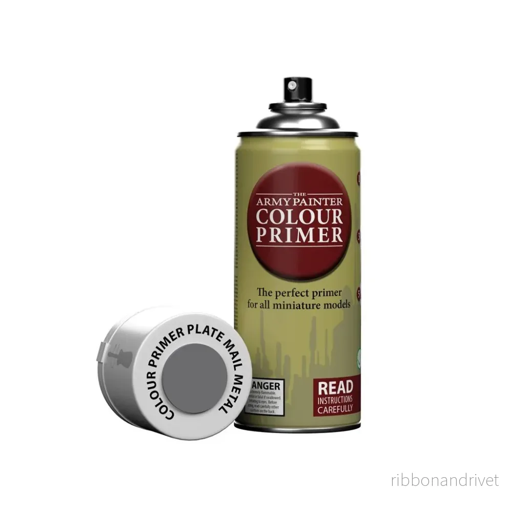 Army Painter – Colour Primer – Plate Mail Metal Army Painter – Colour Primer – Plate Mail Metal