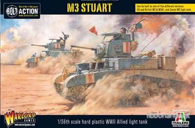 Bolt Action - M3 Stuart Plastikkmodell - Bild 2