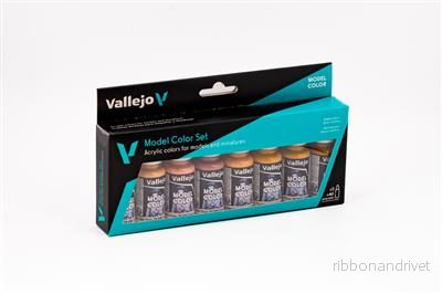 Vallejo – Model Color / 8 färger set – Ansikts- & Hudtoner 18 ml Vallejo – Model Color / 8 färger set – Ansikts- & Hudtoner 18 ml