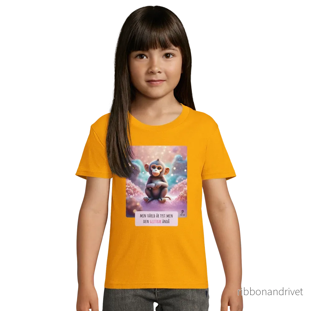 ECO Friendly T-shirt - Min värld är tyst men den glittrar ändå - Bild 3