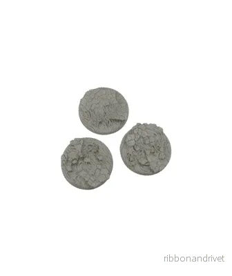 Spöklika Basplattor, Runda 50 mm (2 stycken) Spöklika Basplattor, Runda 50 mm (2 stycken)
