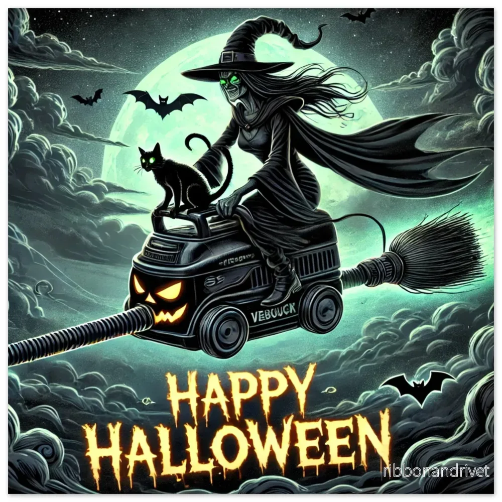 Aluminiumtavla med halloweentryck - Bild 2