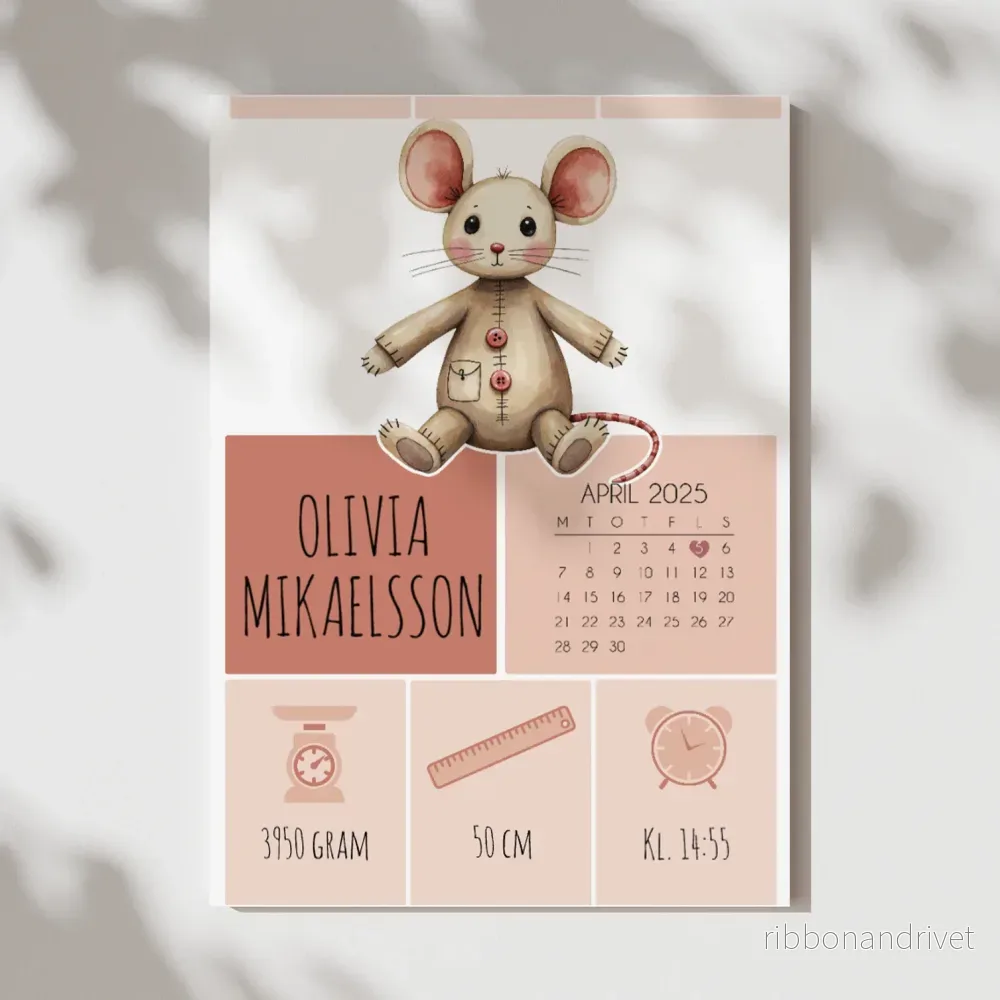 Mus | Födelsetavla