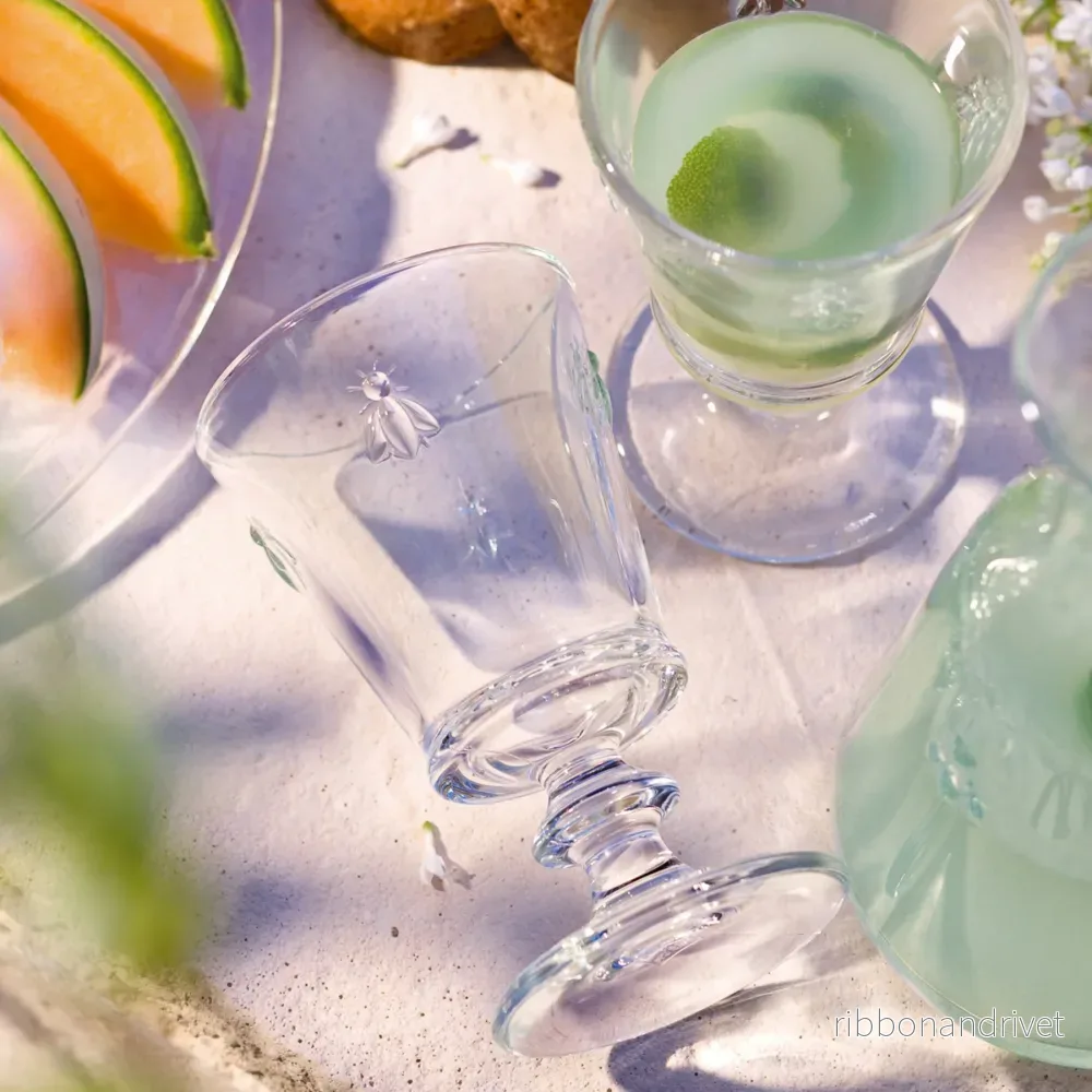 Vinglas i ett set med 4 glas, 220ml- La Rochère "Abeille" - Bild 2