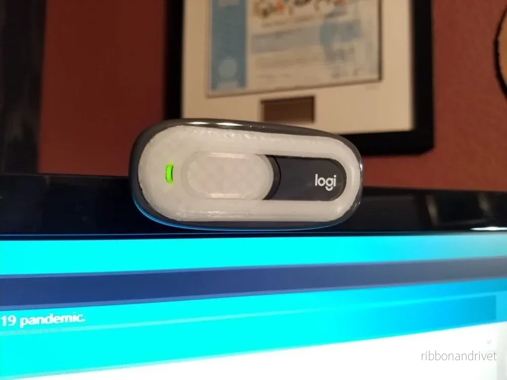 Webbkameraskydd med skjutbart lock för Logitech C270 - Bild 2