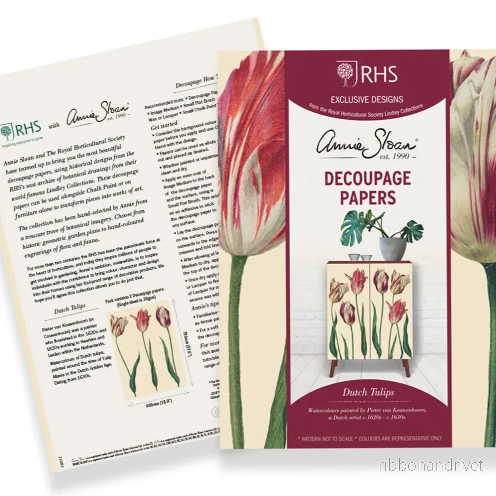Holländska tulpaner – RHS Decoupage Dutch Tulips Holländska tulpaner – RHS Decoupage Dutch Tulips
