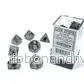 Chessex Borealis 16mm d6 Tärningar Ljus Rök/Silver Luminary (12 Tärningar)
