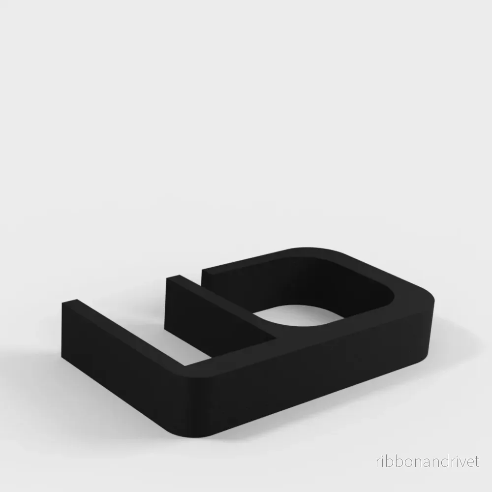 Skruvlös kabelkrok för 18mm bordsskiva - Bild 3