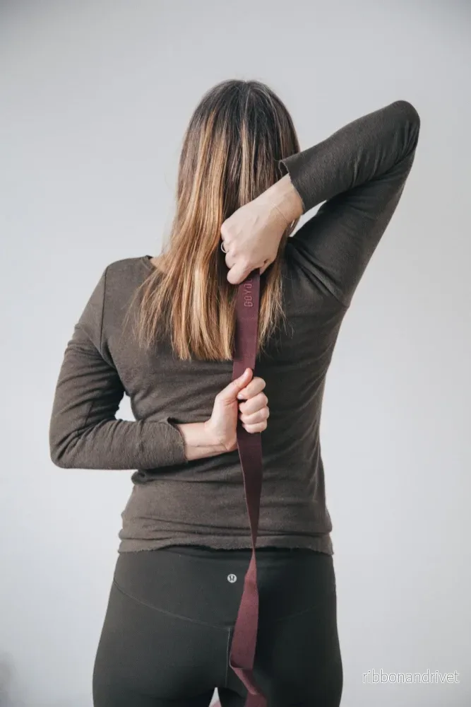 Calm Yoga Studio strap 280 cm - Dark Brown - Bild 2