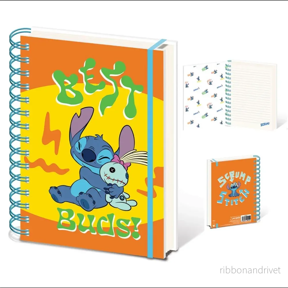 Lilo & Stitch (Best Buds) A5 Wiro Anteckningsblock Lilo & Stitch (Best Buds) A5 Wiro Anteckningsblock