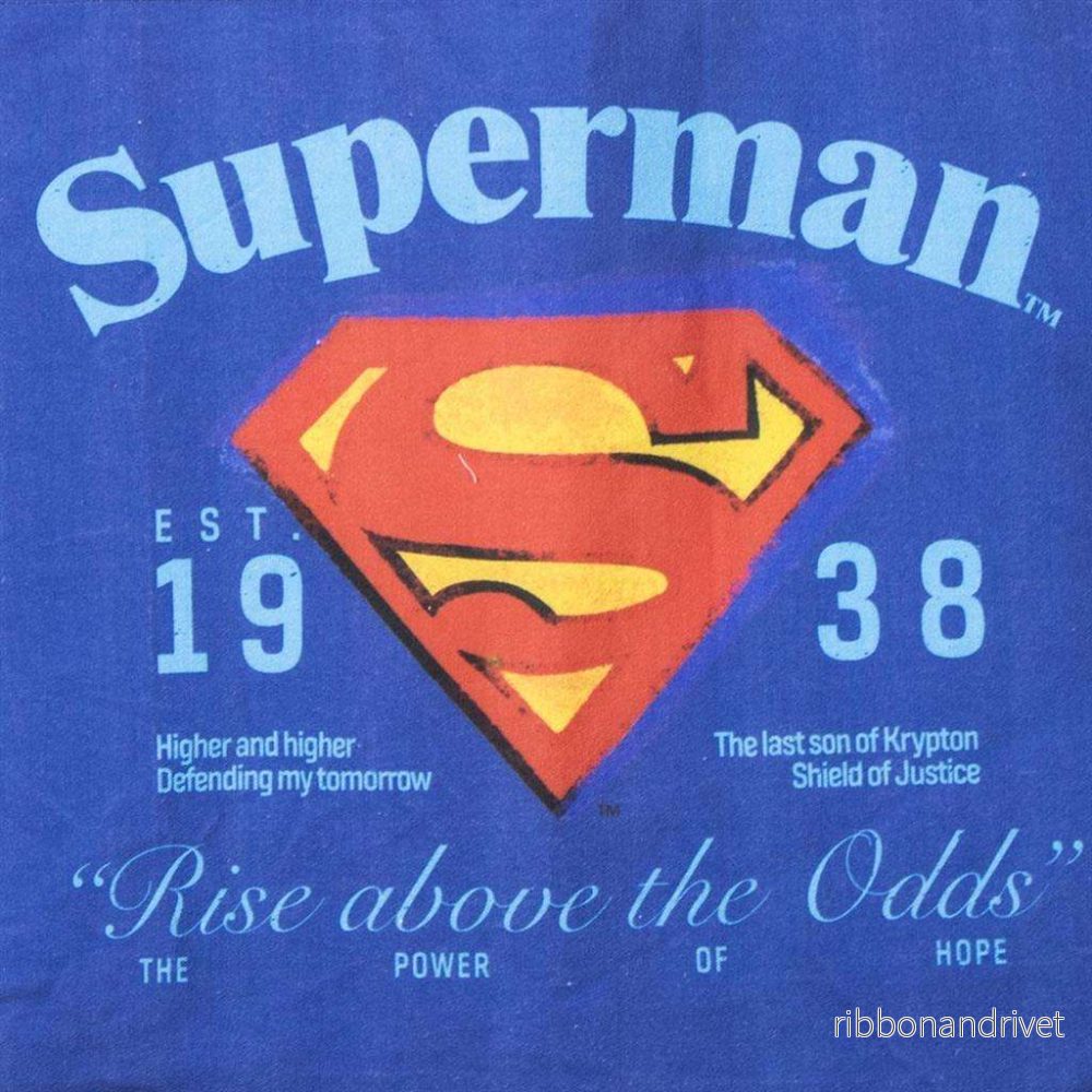 Superman – Shopping Bag XL – Logo - Bild 2