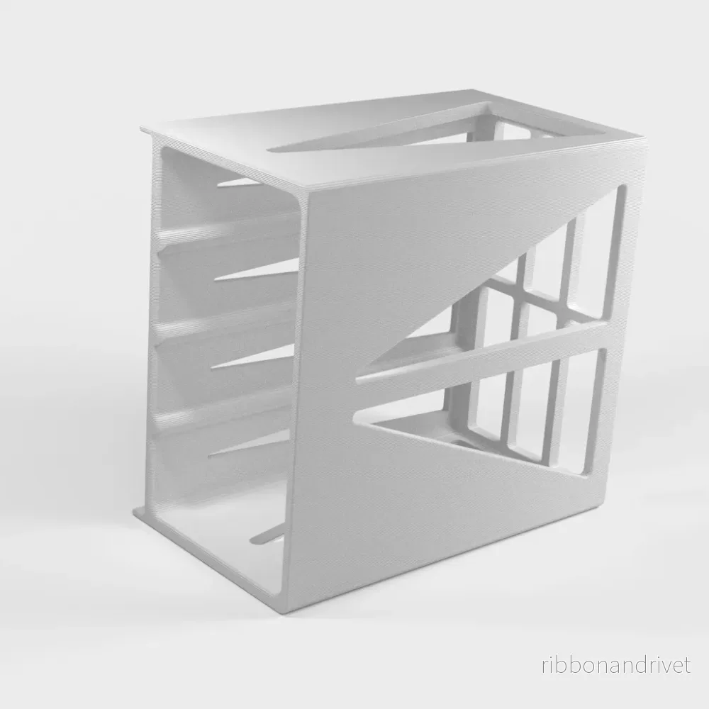 Platsbesparande stativ för termoetikettskrivare - Bild 3