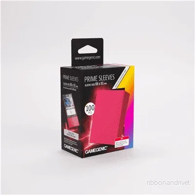 Gamegenic - Prime Sleeves Red 66x91 - Bild 2