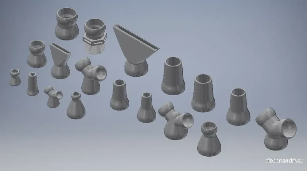 Loc-Line-kopplingar (1/4", 1/2" och 3/4")