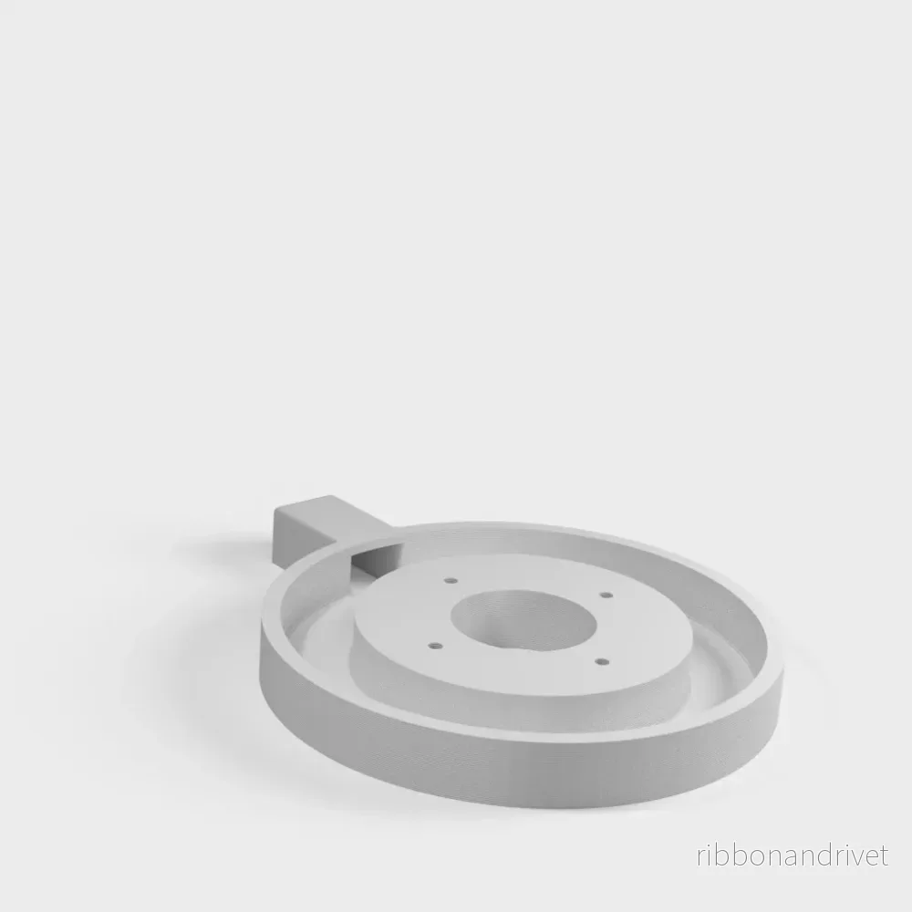 Vägg- och takmonteringsfäste för Ubiquiti Unifi ac lite med 15/17 mm PVC kabelrännansats - Bild 2