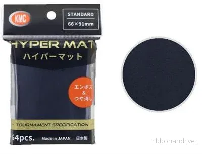 KMC Standard Sleeves – Hyper MAT Black (64 Sleeves) KMC Standard Sleeves – Hyper MAT Black (64 Sleeves)