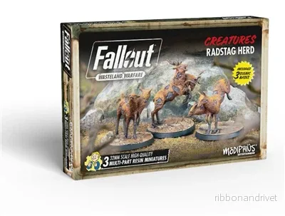 Fallout: Wasteland Warfare – Radstag Herd Miniatyrset