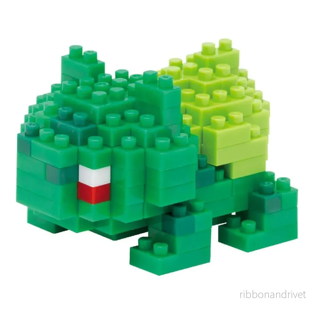 Nanoblock Pokemon – Bulbasaur Byggsats Nanoblock Pokemon – Bulbasaur Byggsats