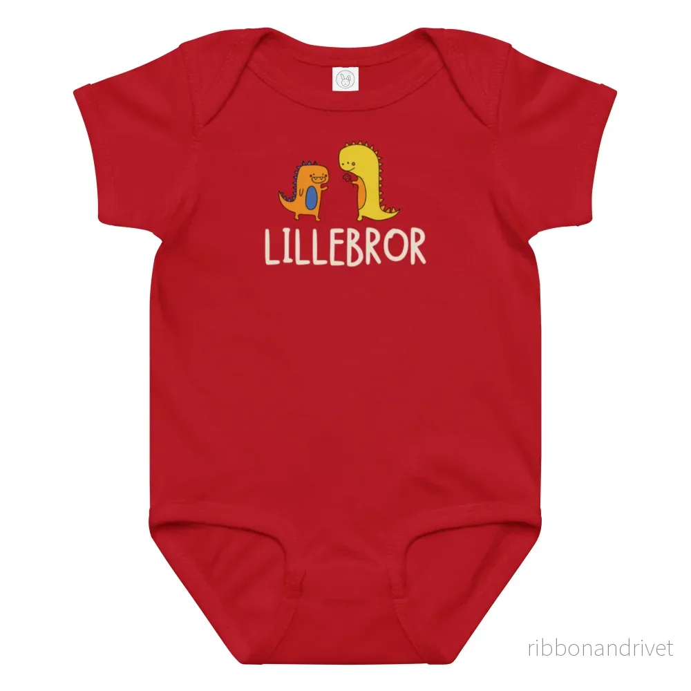 Lillebror Body - Dino (vit text) - Bild 3