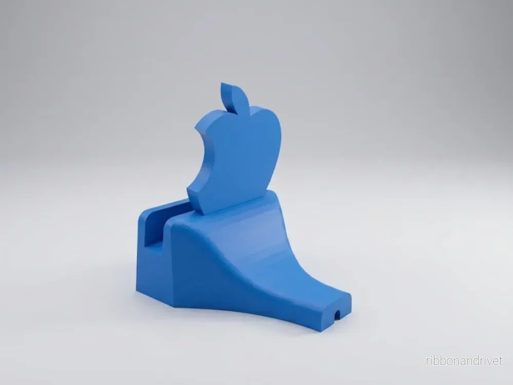 Snygg iPhone-docka med Apple-logotyp och laddningsfunktion