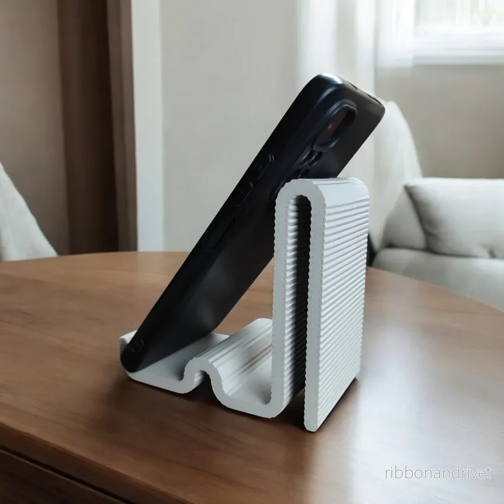 Unik slangformad smartphonehållare till ditt skrivbord - Bild 3
