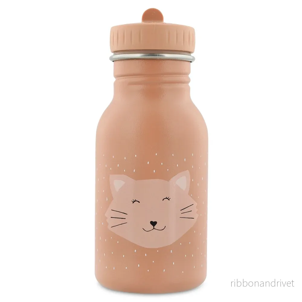 Vattenflaska i rostfritt stål 350 ml – Mrs Cat Vattenflaska i rostfritt stål 350 ml – Mrs Cat