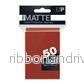 UP - Standard Sleeves - Pro-Matte - Non Glare - Red (50 Sleeves) - Bild 3
