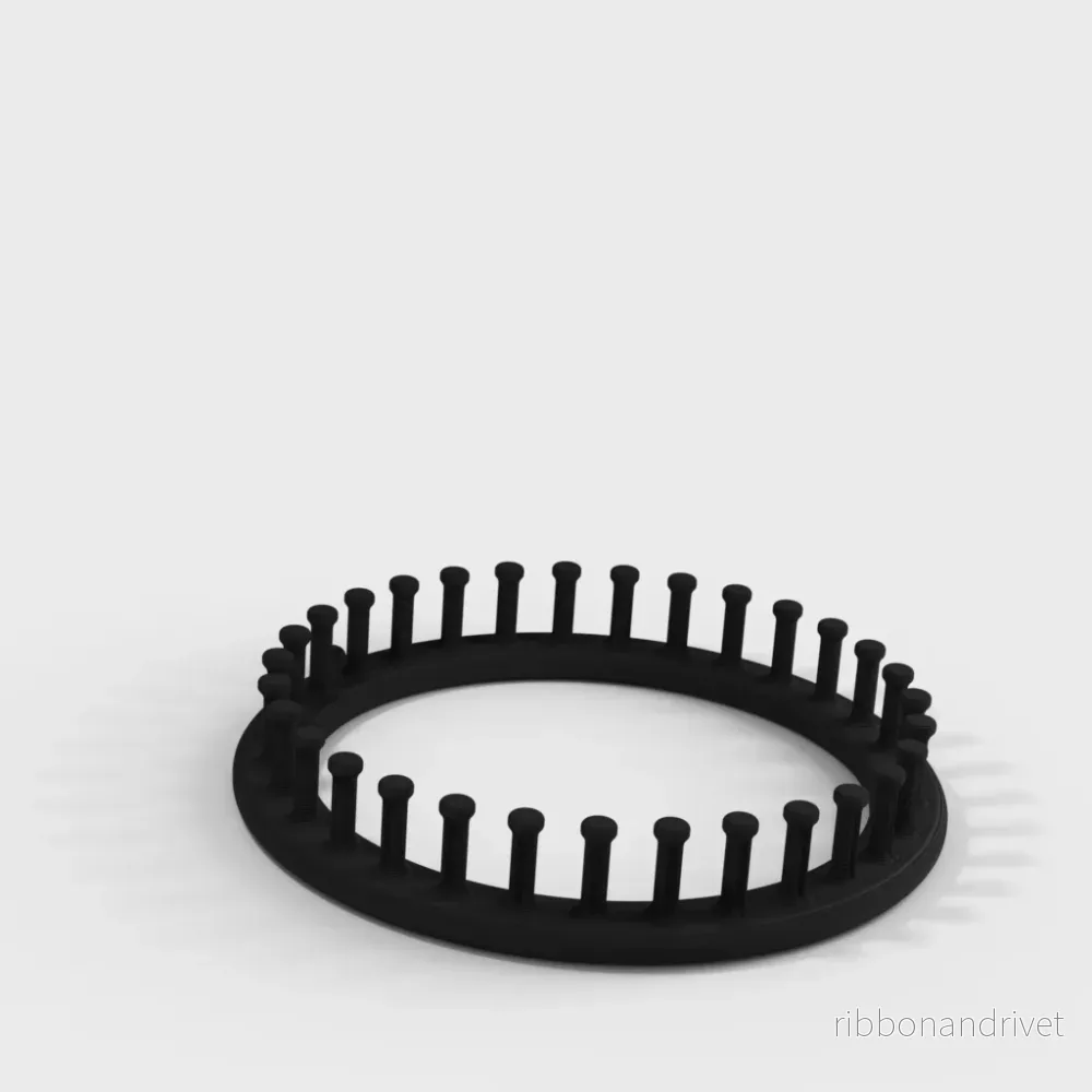 Rund stickningsring på 180 mm med 31 pinnar - Bild 2