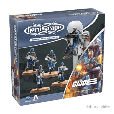 G.I. JOE Heroscape COBRA Soldater och COBRA Flygpod Arméexpansion G.I. JOE Heroscape COBRA Soldater och COBRA Flygpod Arméexpansion