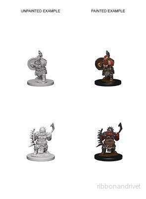 Pathfinder Deep Cuts - Dwarf Male Barbarian Miniatures