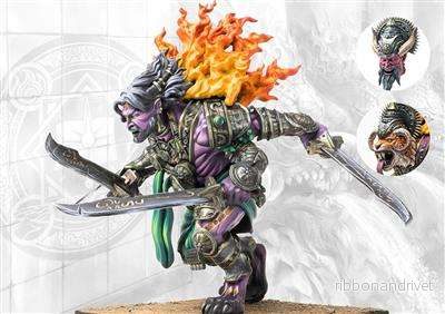 Conquest - Sorcerer Kings: Rakshasa Bakasura (med svärd)