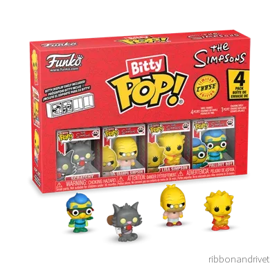 Funko Bitty POP: Simpsons – Scratchy 4PK – Samling av Unika Figurer Funko Bitty POP: Simpsons – Scratchy 4PK – Samling av Unika Figurer