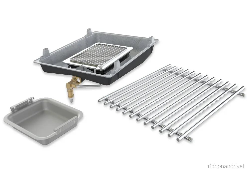 Infraröd sidobrännare för gasolgrill - Bild 2