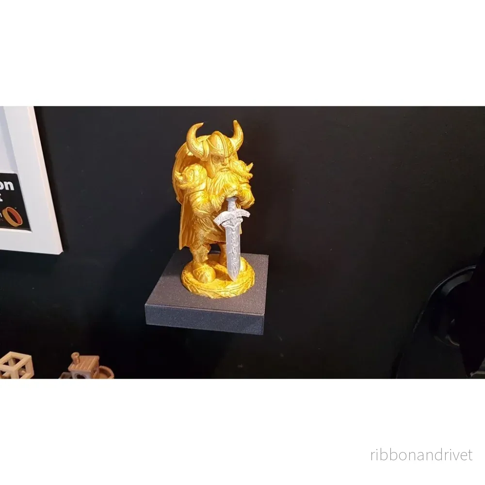 Kompakt svävande hylla 10x10 cm för vägg