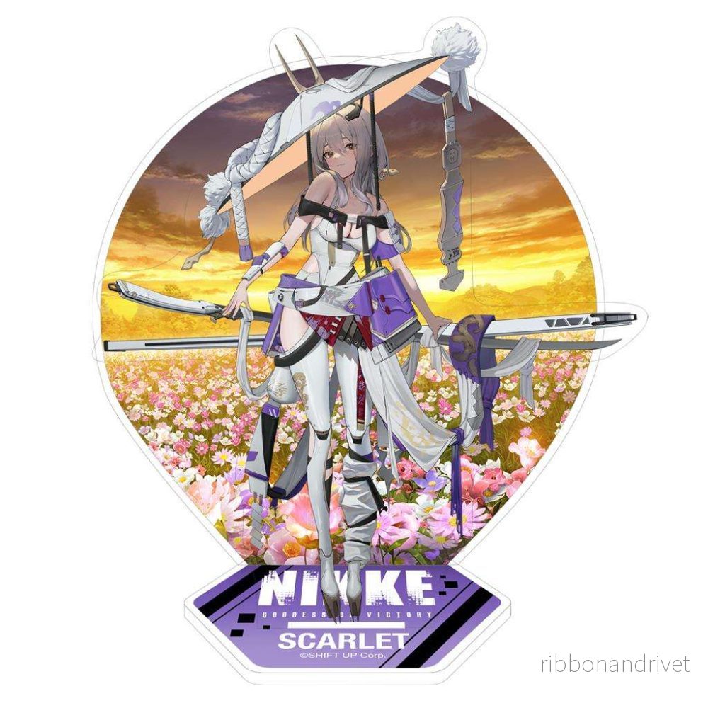 Goddess of Victory: Nikke – Akryl Diorama – Scarlet – 18cm Goddess of Victory: Nikke – Akryl Diorama – Scarlet – 18cm