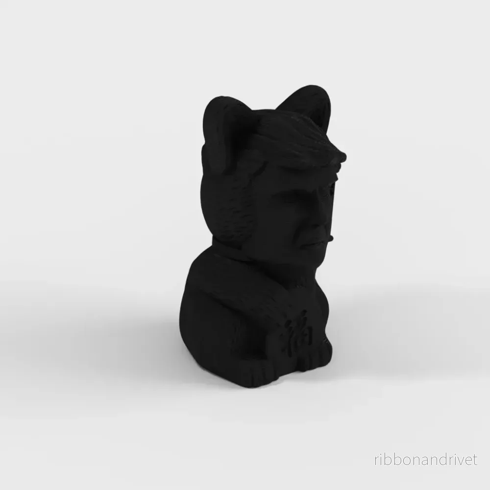 "Cat Trump: Funny Cat and Trump Statue" - Bild 2