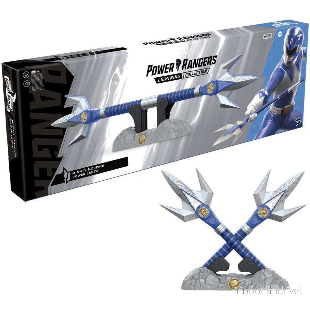 Power Rangers Lightning Collection Mighty Morphin Blue Ranger Power Lance Power Rangers Lightning Collection Mighty Morphin Blue Ranger Power Lance