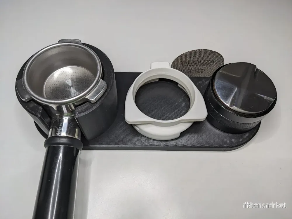 Breville/Sage Espresso-tampstation med plats för metallfilter Breville/Sage Espresso-tampstation med plats för metallfilter