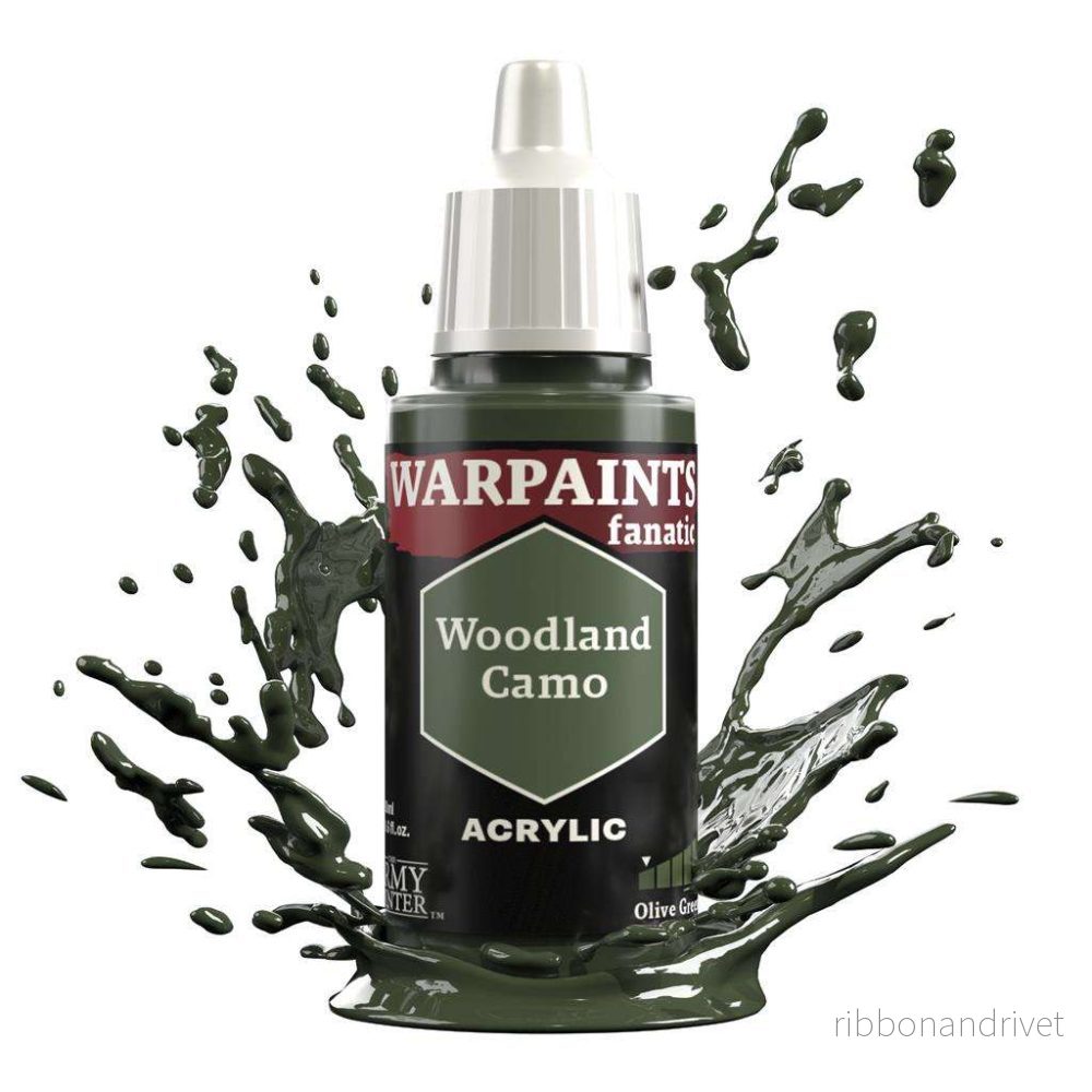 Army Painter – Warpaints Fanatic: Woodland Camo Army Painter – Warpaints Fanatic: Woodland Camo