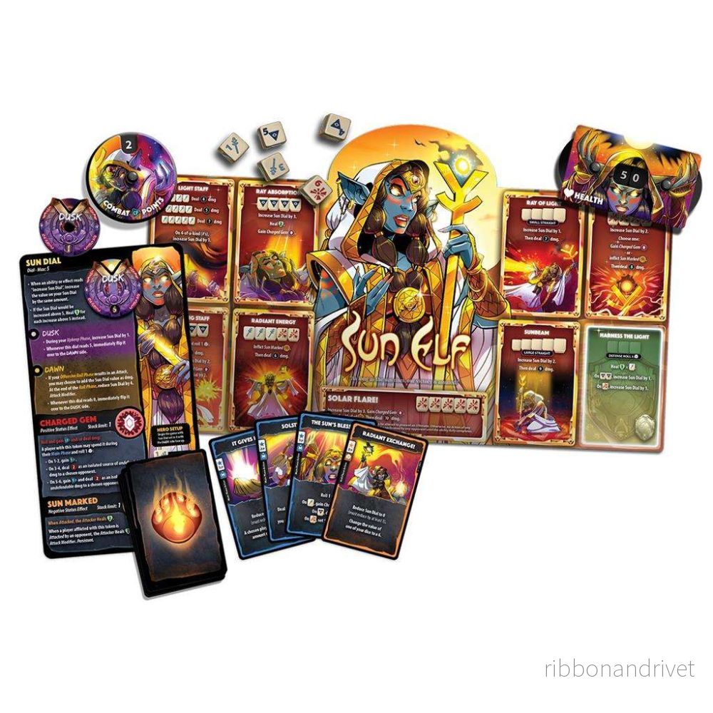 Dice Throne Sun Elf Hero Pack – engelska - Bild 2