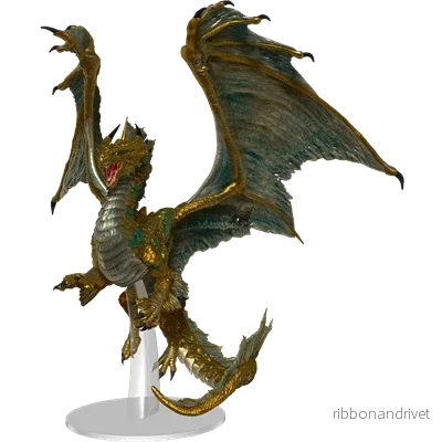 D&D Icons of the Realms: Premiumfigur av Vuxen Bronsdrake - Bild 2