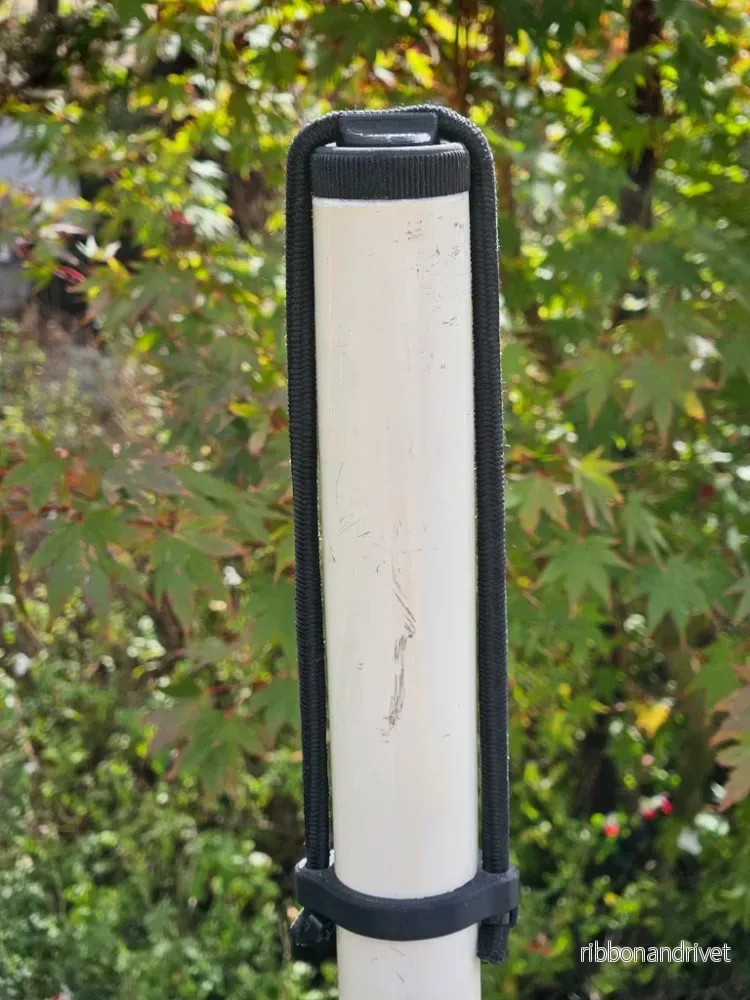 Kapselhållare för teleskopmast