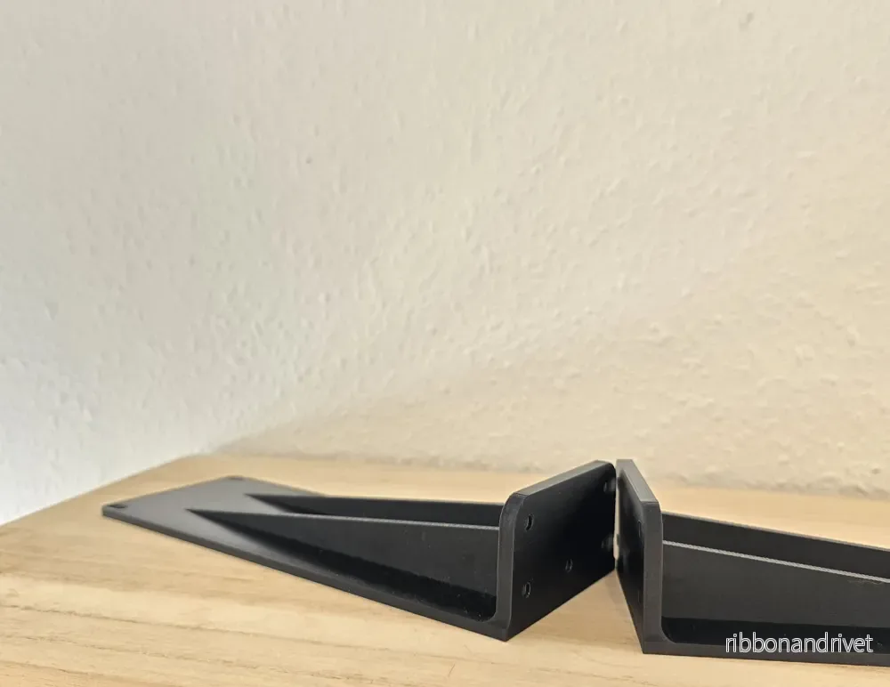 Förstärkt 2U Blindpanel för 19-tums Rack - Bild 2