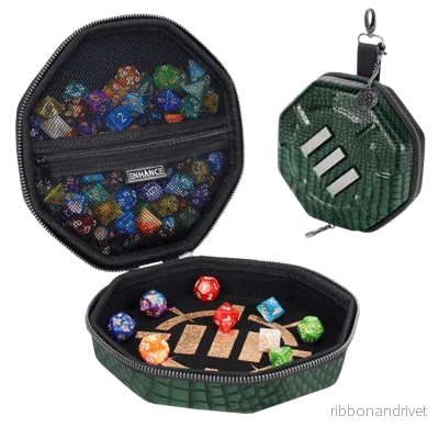 ENHANCE Tabletop RPG Dice Tray & Case Collector’s Edition (Grön) ENHANCE Tabletop RPG Dice Tray & Case Collector’s Edition (Grön)