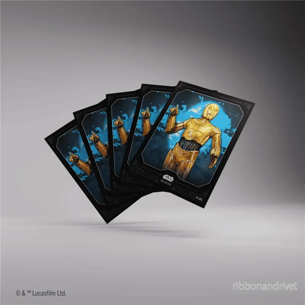 Gamegenic - Star Wars: Unlimited - En Laglös Tid - Premium Art Sleeves - C-3PO