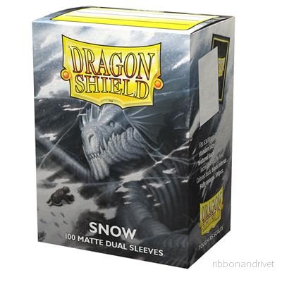 Dragon Shield Dual Matte Sleeves - Snow 'Nirin' (100 Sleeves) - Bild 2