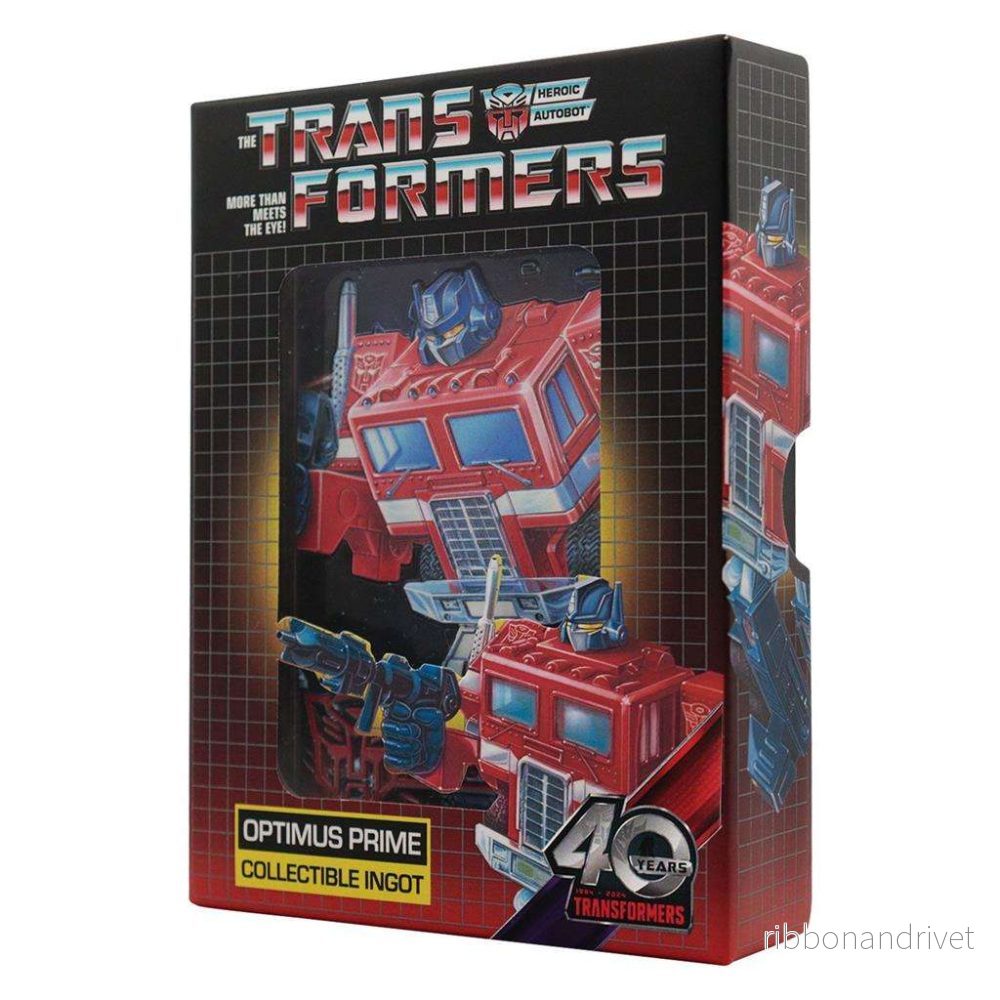 Transformers 40th Anniversary Autobots Ingot – metalltacka Transformers 40th Anniversary Autobots Ingot – metalltacka